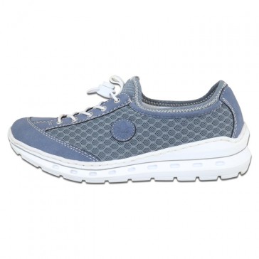 Pantofi dama albastru Rieker relax confort L22M6-14-Albastru