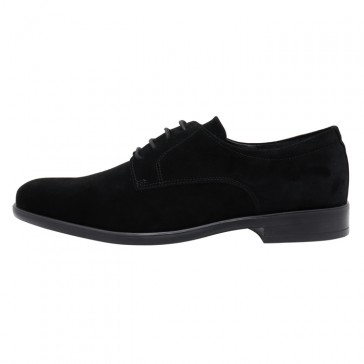 Pantofi eleganti piele intoarsa barbati negru Silesco SLC-121-V-Negru