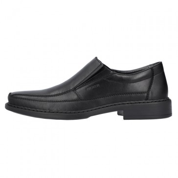 Pantofi eleganti piele naturala barbati negru Rieker relax confort B0873-00-Negru