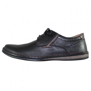 Pantofi piele naturala barbati negru Krisbut 4890P-1-9-Black