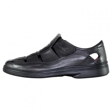 Pantofi piele naturala barbati negru Nicolis 70864-Negru