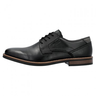 Pantofi piele naturala barbati negru Rieker relax confort 13523-00-Negru