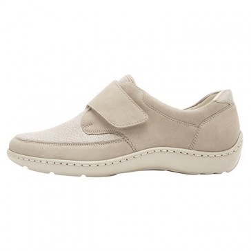 Pantofi piele naturala dama bej Waldlaufer relax confort ortopedic 496H31-301-094-Henni-Soft-Bej