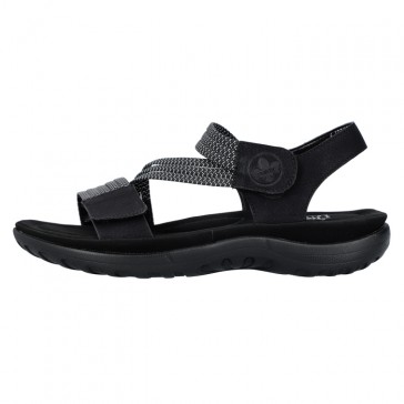 Sandale dama negru Rieker relax confort 64870-00-Negru