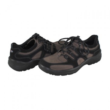 Pantofi piele naturala barbati maro negru Waldlaufer 415010-691-001-Hayo