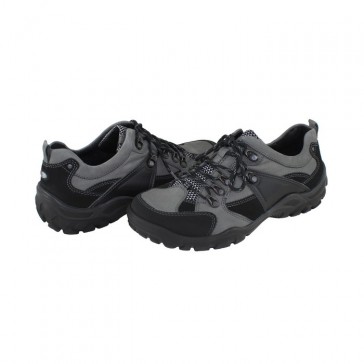 Pantofi piele naturala barbati gri negru Waldlaufer 524001-802-577-Hennes
