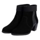 Botine piele intoarsa dama negru Rieker iarna Y2152-00-Negru