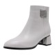 Botine piele naturala dama elegante gri Epica iarna K3K350033A-50-N-Gri