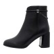 Botine piele naturala dama elegante negru Epica iarna F6F630035A-01-N-Negru