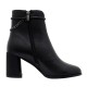 Botine piele naturala dama elegante negru Epica iarna F6F630035A-01-N-Negru