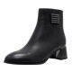 Botine piele naturala dama elegante negru Epica iarna K3K350033-01-N-Negru