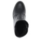 Botine piele naturala dama negru Nicolis iarna imblanite 153627-Negru