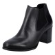 Botine piele naturala dama negru Rieker iarna 50194-00-Negru