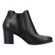 Botine piele naturala dama negru Rieker iarna 50194-00-Negru