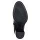Botine piele naturala dama negru Rieker iarna 50194-00-Negru