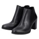 Botine piele naturala dama negru Rieker iarna 50194-00-Negru