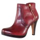 Botine piele naturala dama elegante bordo s.Oliver 5-25348-23-Bordeaux