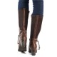 Cizme dama maro Rieker iarna 96081-25-Maro