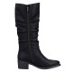Cizme dama negru Rieker iarna imblanite 73191-00-Negru