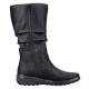Cizme dama negru Rieker iarna imblanite impermeabil Z7072-00-Negru