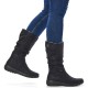 Cizme dama negru Rieker iarna imblanite impermeabil Z7072-00-Negru