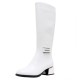 Cizme piele naturala dama alb Epica iarna V723A349-61B-C365-Alb