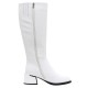 Cizme piele naturala dama alb Epica iarna V723A349-61B-C365-Alb