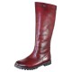 Cizme piele naturala dama bordo Remonte iarna R4276-36-Red