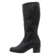 Cizme piele naturala dama negru Nicolis iarna 159710-Negru