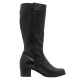 Cizme piele naturala dama negru Nicolis iarna 159710-Negru
