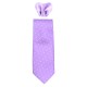 Cravata barbati cu batista mov Gama CRVT-GM-0053-Mov