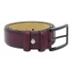 Curea piele barbati cu catarama metalica mov Bogadi CR-BGD-0012-Mov