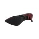 Pantofi piele naturala dama bordo negru Deska toc inalt 9G0779F-3F146B-A2500Z-Burgandy-Black