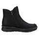 Ghete dama negru Rieker iarna imblanite 73357-00-Negru
