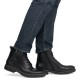 Ghete piele naturala barbati negru Rieker iarna imblanite 33104-00-Negru