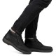 Ghete piele naturala barbati negru Rieker iarna imblanite impermeabil 05108-00-Negru