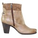 Ghete piele naturala dama bej Marco Tozzi iarna 2-25369-29-AntelopeAntComb