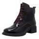 Ghete piele naturala dama bordo Pass Collection iarna J8B21602-23-L-Bordo