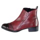 Ghete piele naturala dama bordo Rieker iarna 73477-35-Red