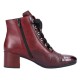 Ghete piele naturala dama bordo Rieker iarna imblanite 70201-35-Bordo