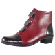 Ghete piele naturala dama bordo Rieker iarna Y07C9-35-Red-combination