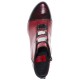 Ghete piele naturala dama bordo Rieker iarna Y07C9-35-Red-combination