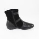 Ghete piele intoarsa dama negru Johnny shoes iarna 255-CamNero