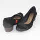 Pantofi piele naturala dama negru Marco Tozzi toc mic 2-22310-22-Black