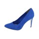 Pantofi dama albastru Marco Tozzi toc inalt 2-22418-24-Royal