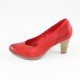 Pantofi piele naturala dama rosu Marco Tozzi toc mediu 2-22423-22-ChiliAntic
