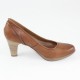Pantofi piele naturala dama maro Marco Tozzi toc mediu 2-22423-22-MuscatAntic