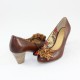 Pantofi piele naturala dama maro Marco Tozzi toc mediu 2-22424-22-MuscatAC