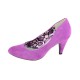 Pantofi dama violet Marco Tozzi toc mediu 2-22428-24-Fuxia