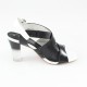 Sandale dama alb negru multicolor Marco Tozzi 2-28305-22-BlackComb